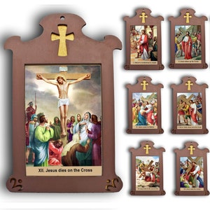 14 Stations of the Cross,  Via Dolorosa, Via Crucis, Jesus Christ art,  Christian wall art,  the Way of Sorrow