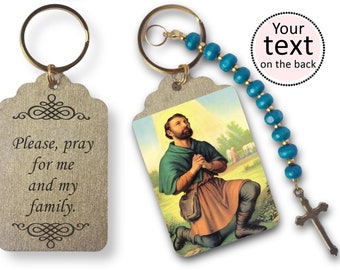 St Isidore the Farmer Patron of Farmers and Workers; Handmade MedalPendant