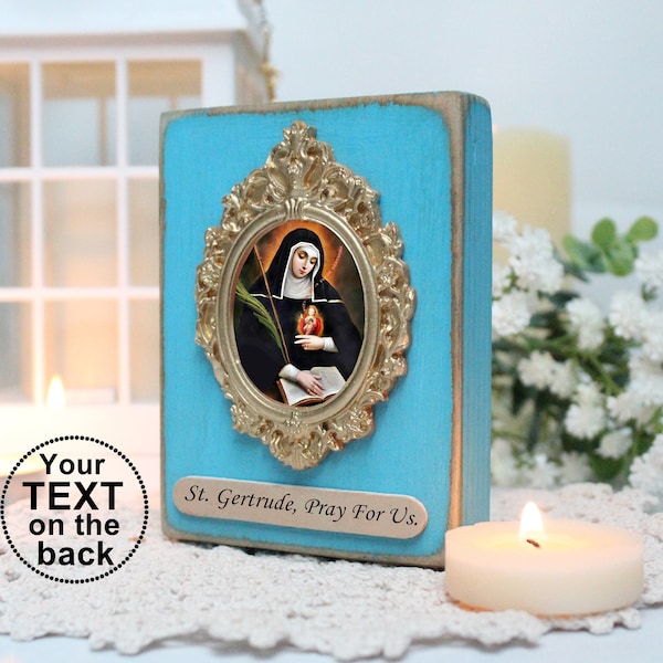 Sint-Gertrude, Sint-Gertrude, Gertrude van Nijvel, christelijk icoon voor meisje, handwerkpictogram