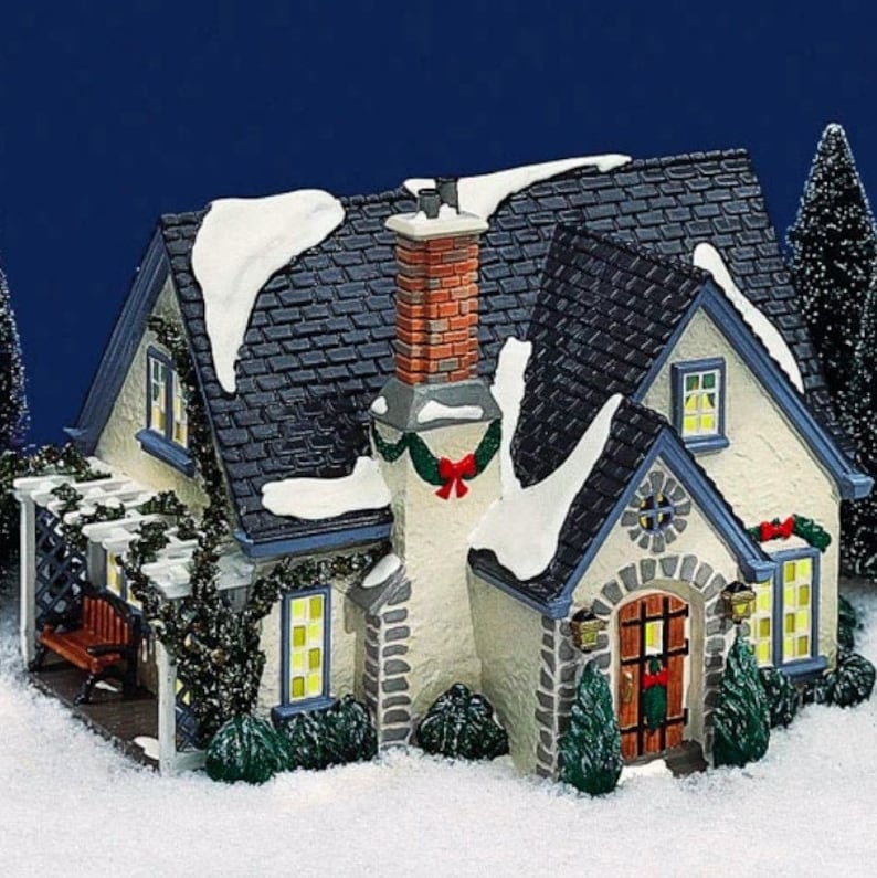 Dept 56 Hidden Ponds House Original Snow Village RETIRED Etsy