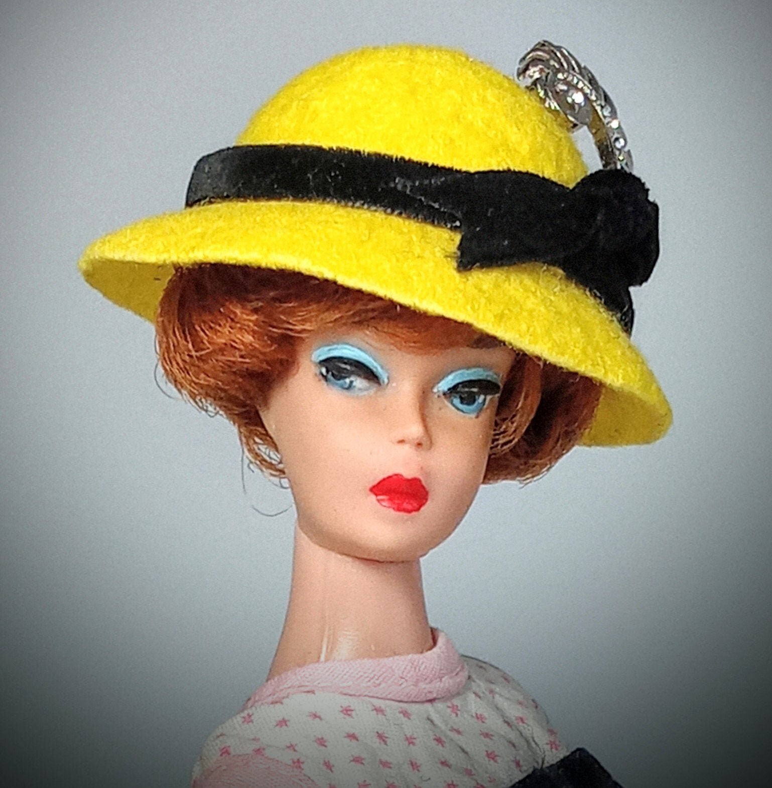 Vintage Barbie Cute Handmade Sunny Yellow Cloche Hat with Etsy
