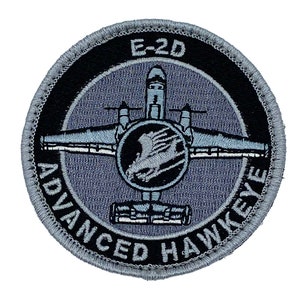 VAW-120 GreyHawks E-2D Advanced Hawkeye Patch – With Hook and Loop, 3"