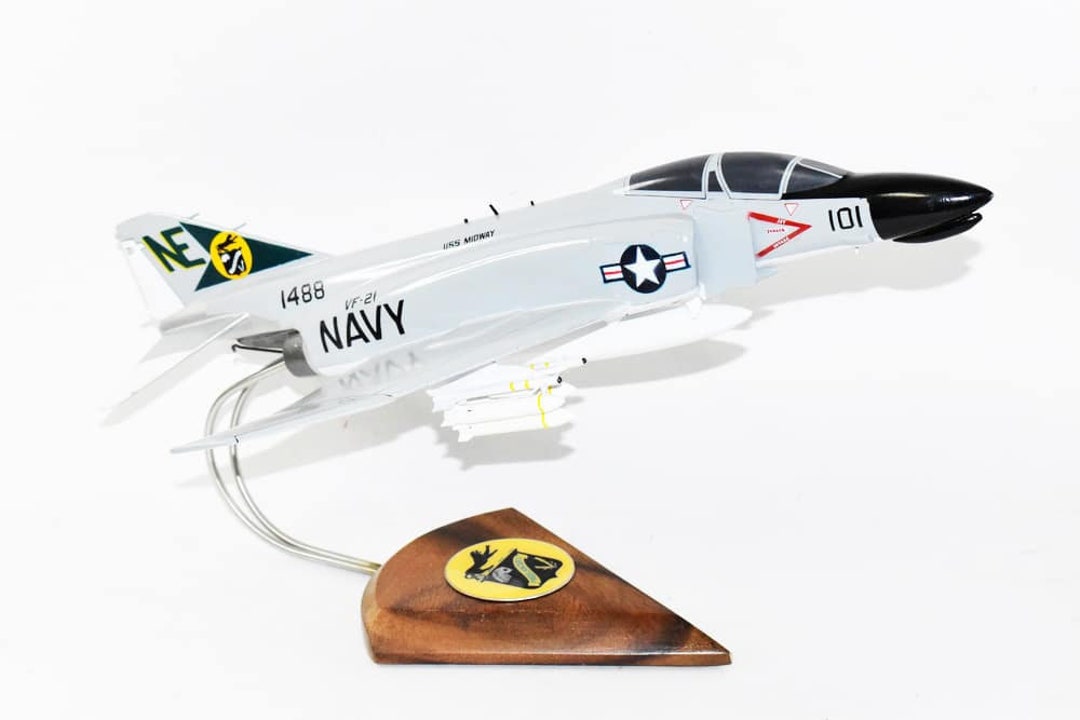 VF-21 Freelancers F-4B Model, 1/42 18 Scale, Mahogany, Navy, Fighter - Etsy
