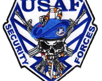 USAF Security Forces (1970s) Squadron Patch – Sew On - Squadron Nostalgia