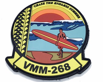 VMM-268 Red Dragons Friday 2021 PVC Patch – With Hook and Loop