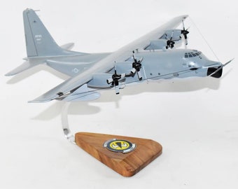 Lockheed Martin MC-130E, 8th SOS Blackbirds, 21" Mahogany Scale Model