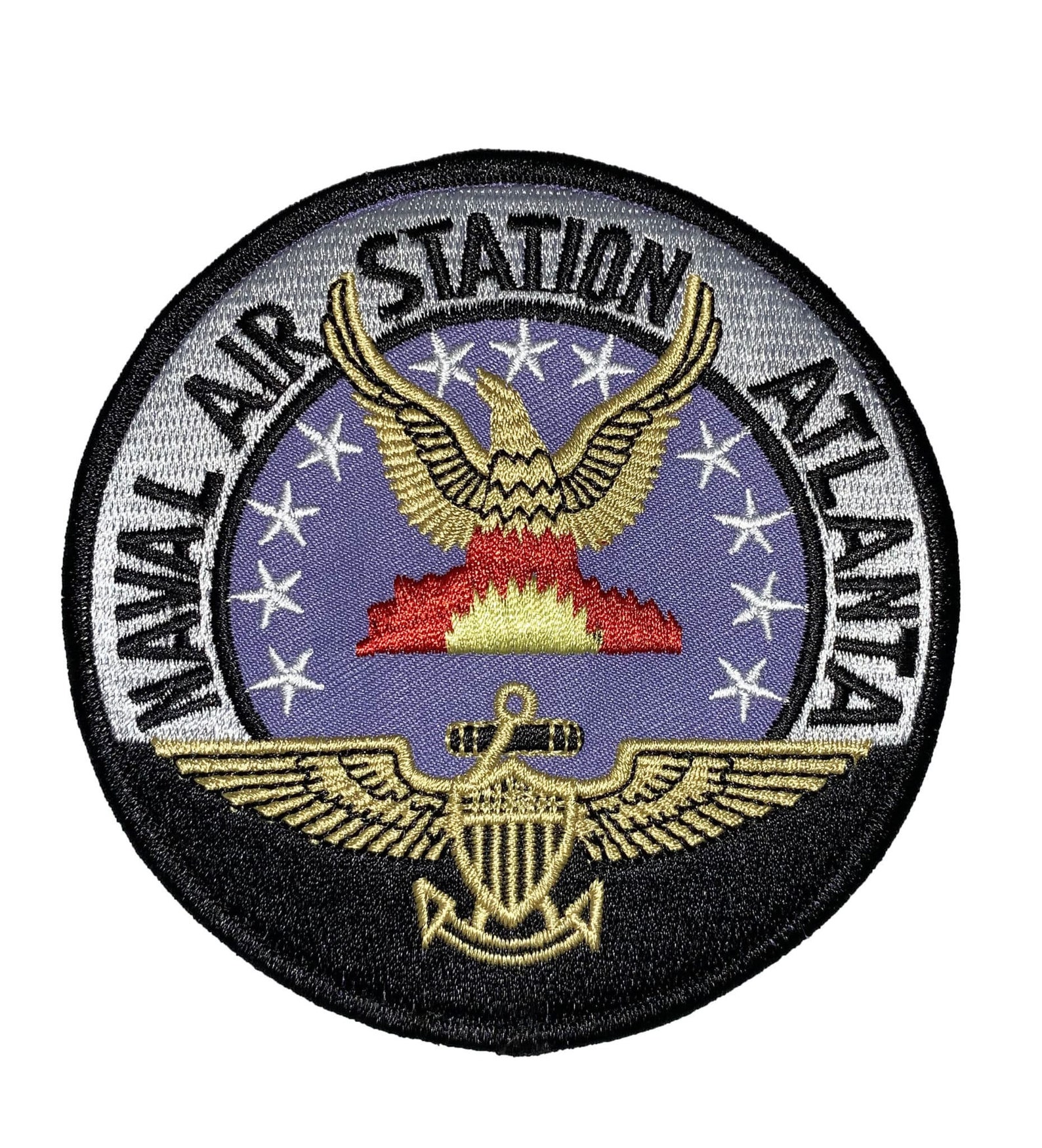 Nas Atlanta Patch Sew On Etsy