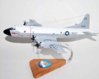 Lockheed Martin® P-3A Orion, VP-45 Pelicans (1967), 18" Mahogany Scale Model