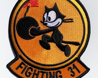 VF-31 / VFA-31 Tomcatters Squadron Patch – Sew On, 4"