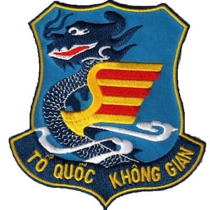 To Quoc Khong Gian South Vietnamese Air Force Patch – Sew On, Veteran Gift