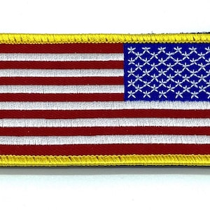 Flag Patch: United States of America - IR Infrared Hook Closure Reversed