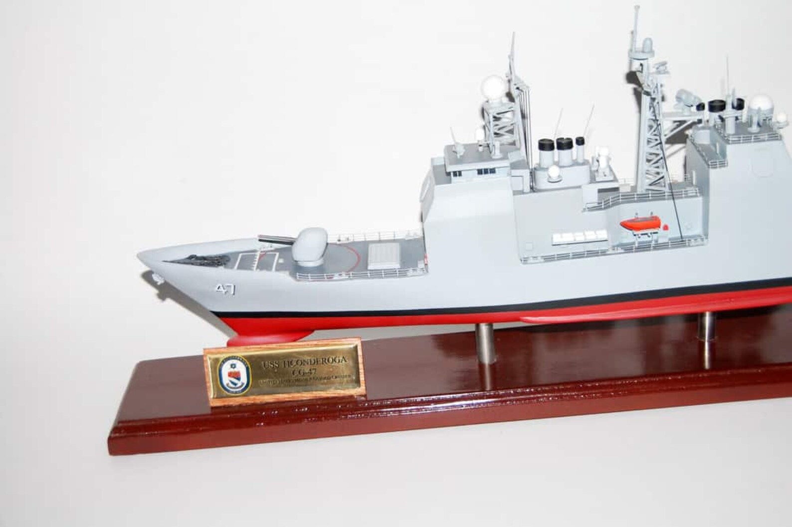 Uss Ticonderoga cg47 Model Etsy