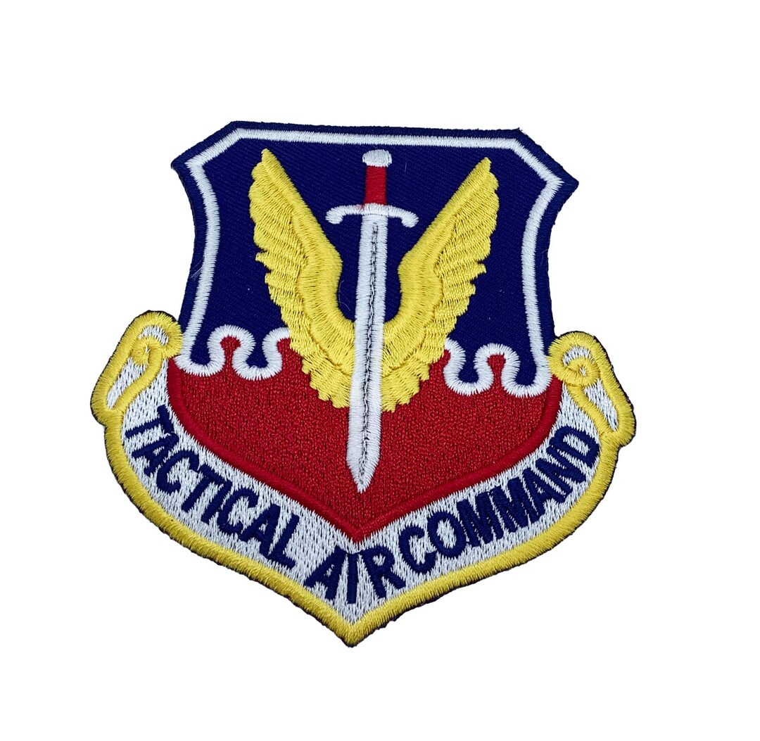 Tactical Air Command Patch With Hook and Loop Etsy