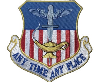 Any Time Any Place 1st Special Operations Wing Patch – Plastic Backing