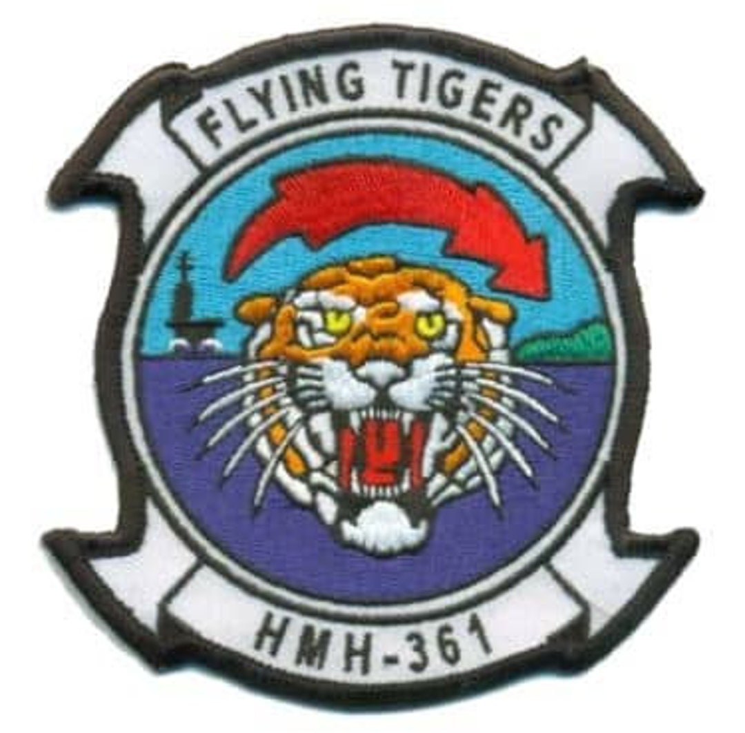 HMH-361 FLYING TIGERS Squadron Patch With Hook and Loop, 4.5 - Etsy
