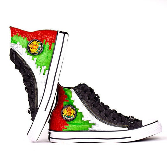 converse hand painted shoes