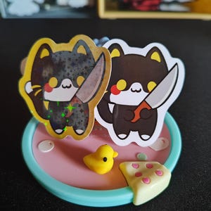 Adesivo Blakii chat couteau Normal ou Holo