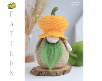 Bell pepper Gnome crochet pattern, Amigurumi Bell pepper, crochet bell pepper gnome