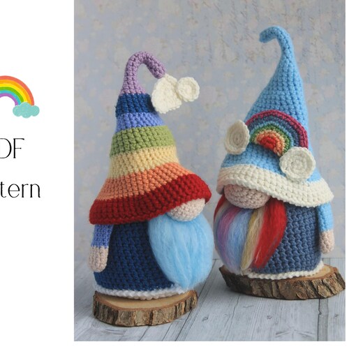 Crochet Gnomes Good Morning Amigurumi Gnome Pattern Etsy