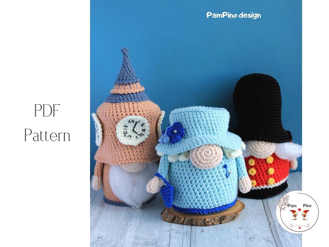 Crochet Queen Elizabeth Gnome Pattern Amigurumi Queen Etsy