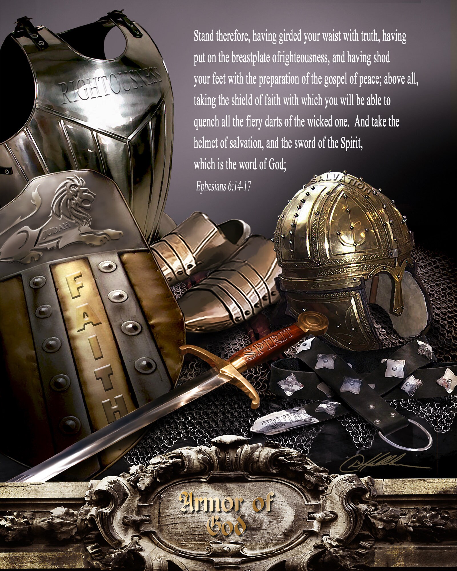 Armor of God Etsy