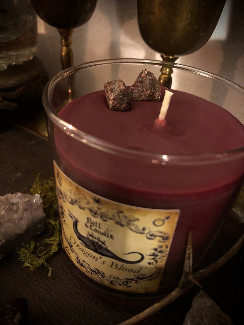 Dragons Blood Candle Etsy
