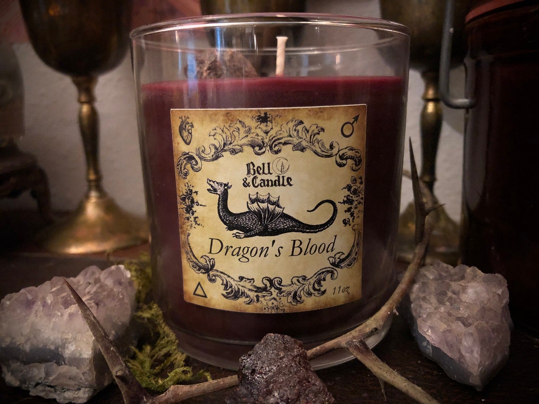Dragons Blood Candle Etsy