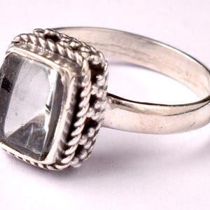 Sterling Silver Amethyst Ring: Turkish Ottoman Style, US Size 7