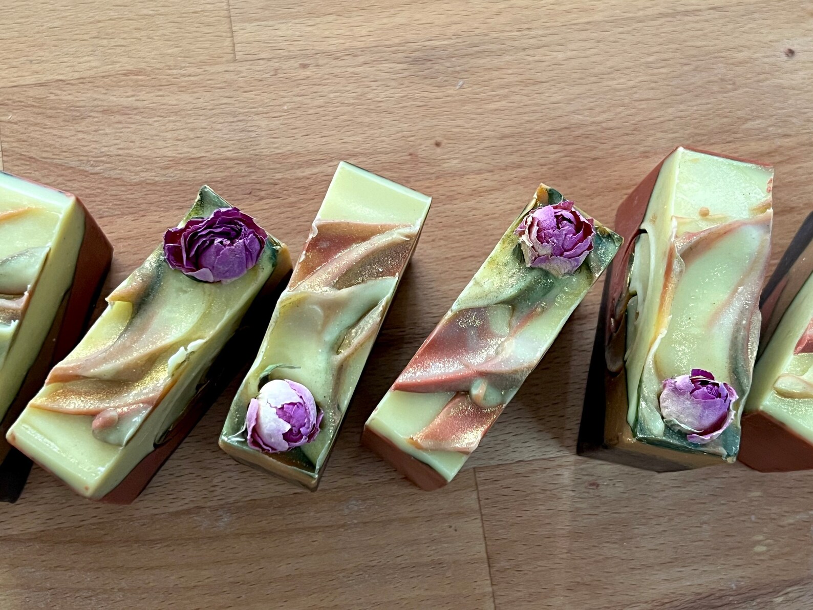 Sandal Rose Soap, All Natural Plant Based Soap Bar for Face, Body and Hair With Sandalwood and