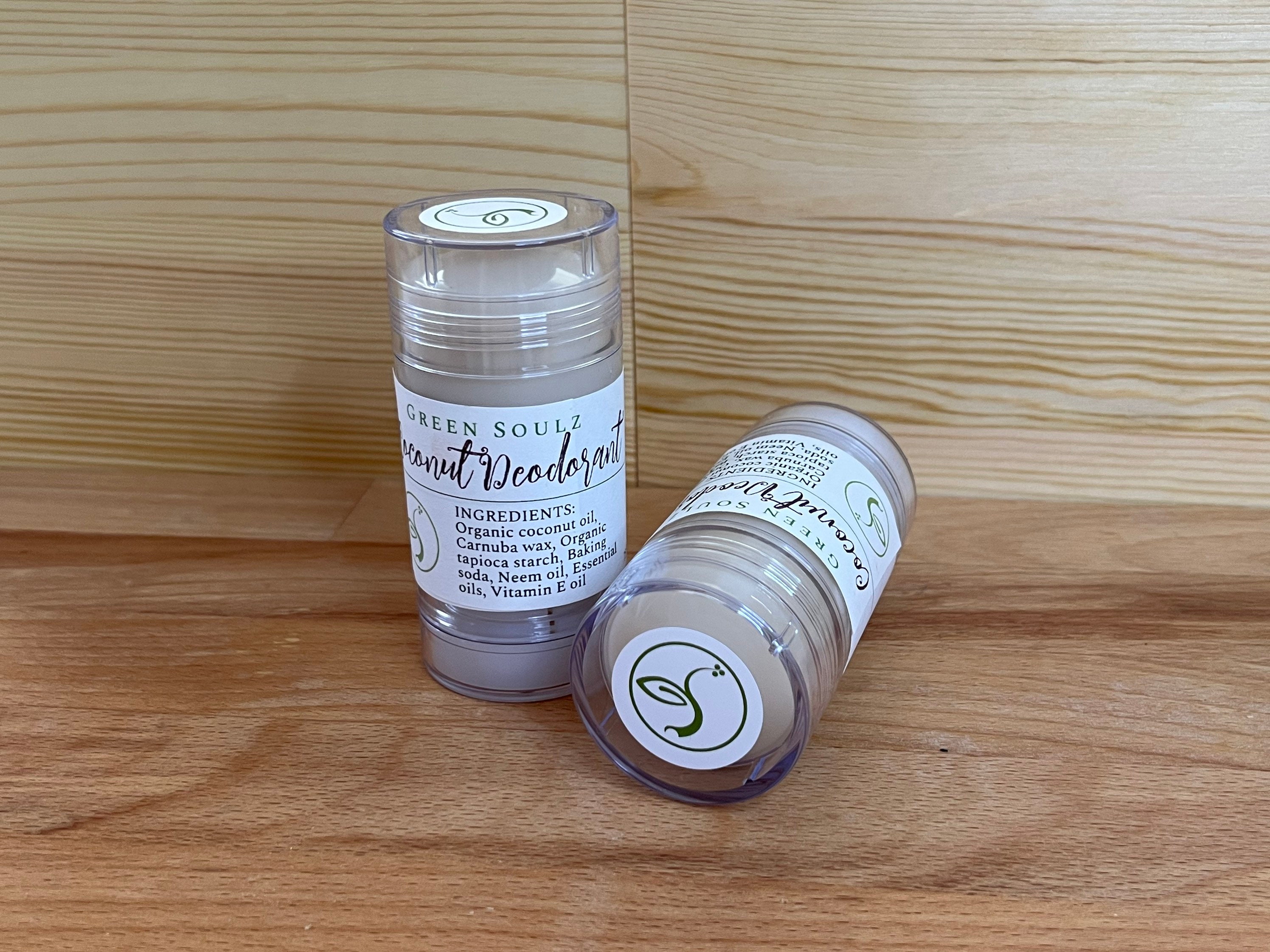 Coconut deodorant. All natural plantbased deodorant for sensitive skin. Essential oil scented. 100ml