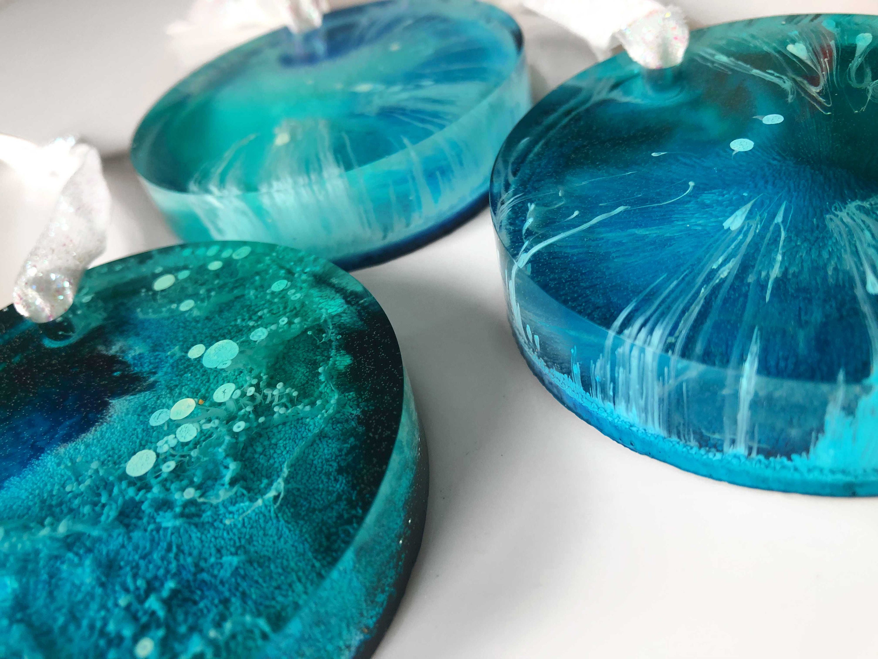 Unique Handmade Ornament/ Resin Ornament/ Tree Decoration/ Etsy