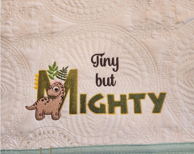 Personalized Baby Quilt: Safari Adventure Nursery Decor, Embroidered Cotton Heirloom