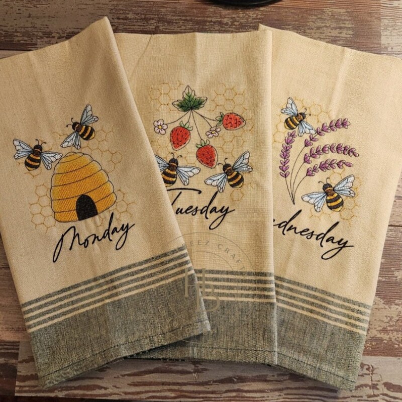 Bee Kitchen Towel - Etsy