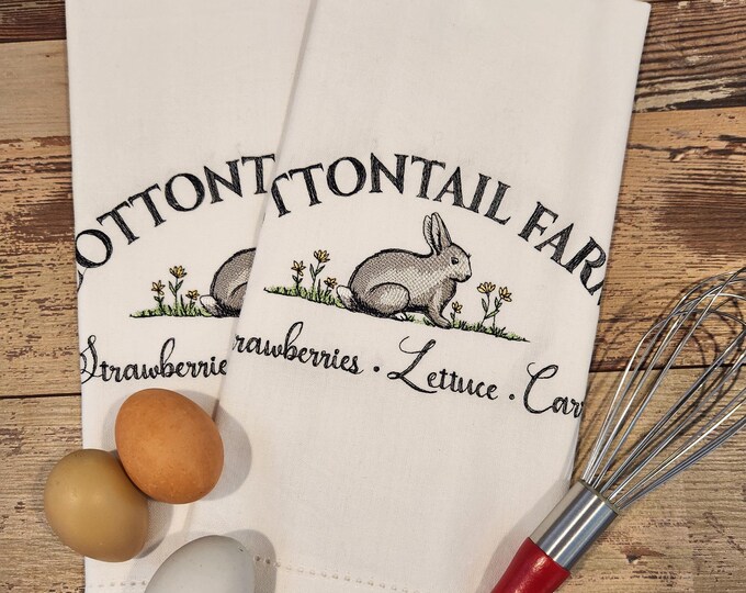 Personalized - Custom - Cottontail Farms Towel