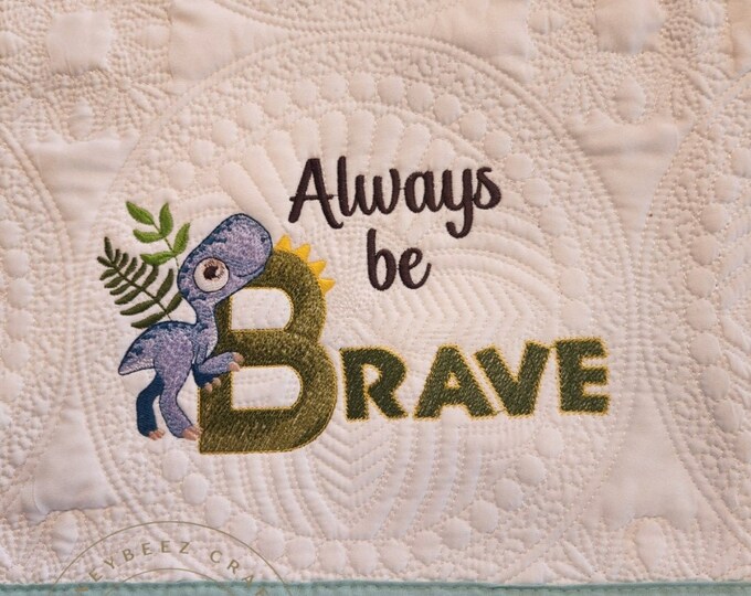 Personalized Baby Quilt: Safari Adventure Nursery Decor, Embroidered Cotton Heirloom