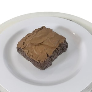 One Fake Chocolate Brownie, Faux sweets for props, Coffee Bar decor, Tiered Tray decorations, Fake food props, Faux food display,Faux sweets