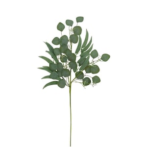 Artificial Willow Eucalyptus Spray-Greenery Stem for Floral Arrangements, Wedding Bouquets, Wreaths, Centerpieces, Home & Event Decor-62818