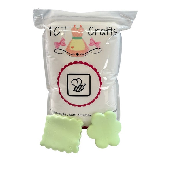 Mint Green Foam Clay,TCT Crafts Clay,Cosplay,Fake Bake Supplies,Fake Bake Clay,Light Weight Clay,Air Dry Foam Clay,Air Dry Clay