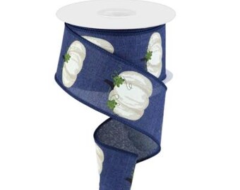 Nastro Decorative Con Fil Di Ferro A Tema Piuma Di Pavone - Verde Tè, Larghezza 6,3 Cm, 5 Metri - Per Pacchi Regalo E Composizioni - 2