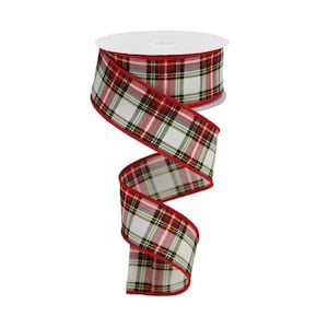 Traditional Plaid Ribbon 1.5 Inch x 10 Yards-RGB1041C2