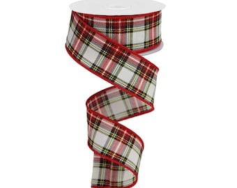 Traditionelles kariertes Band 1,5 Zoll x 10 Meter-RGB1041C2