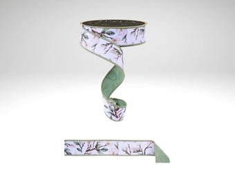D'lux Magnolia Floral Wired Ribbon 1.5in X 10yd-lx101427 - Etsy
