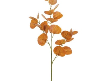 Fall Silver Dollar Eucalyptus - Cinnamon Natural Touch Spray - 28 Inch-FL6122-CIN