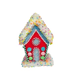 Sweet Holiday Delight: Christmas Candy House Foam Ornament/Wreath Attachment-85325PK