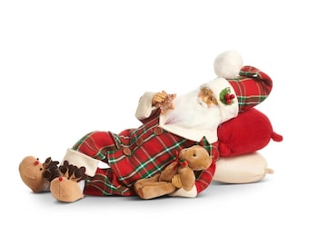 RAZ Imports Goodnight Santa Figurine 18"-4615573