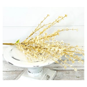 Natural Beauty: 28-Inch Gypso Spray for Floral Arrangements-29462NAT