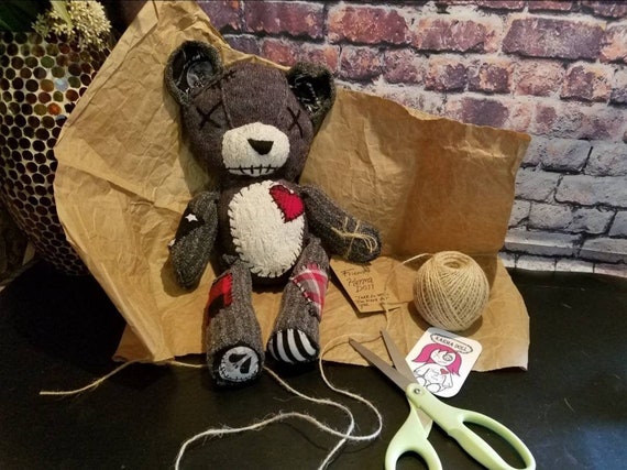 creepy stuffed bear