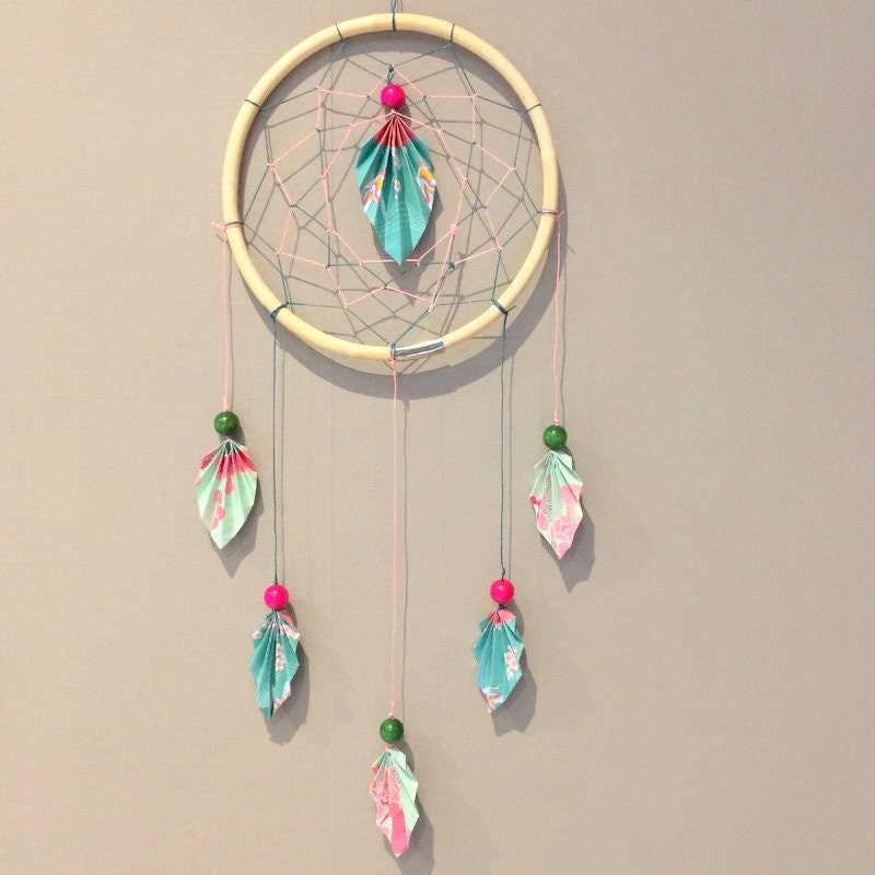 Attrape Rêve Feuilles Origami