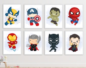 marvel baby room decor