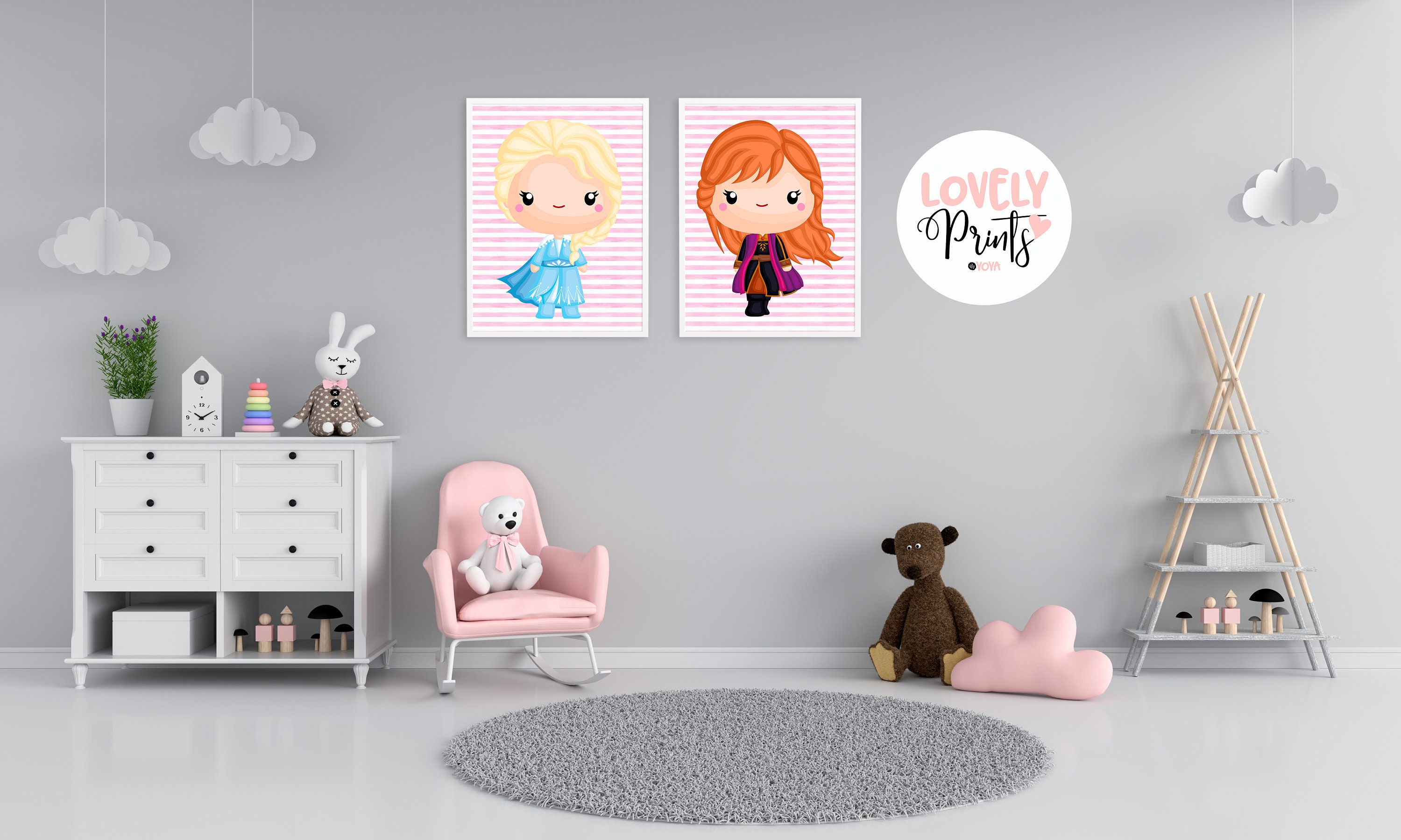 Frozen wall art frozen printable frozen instant download Etsy